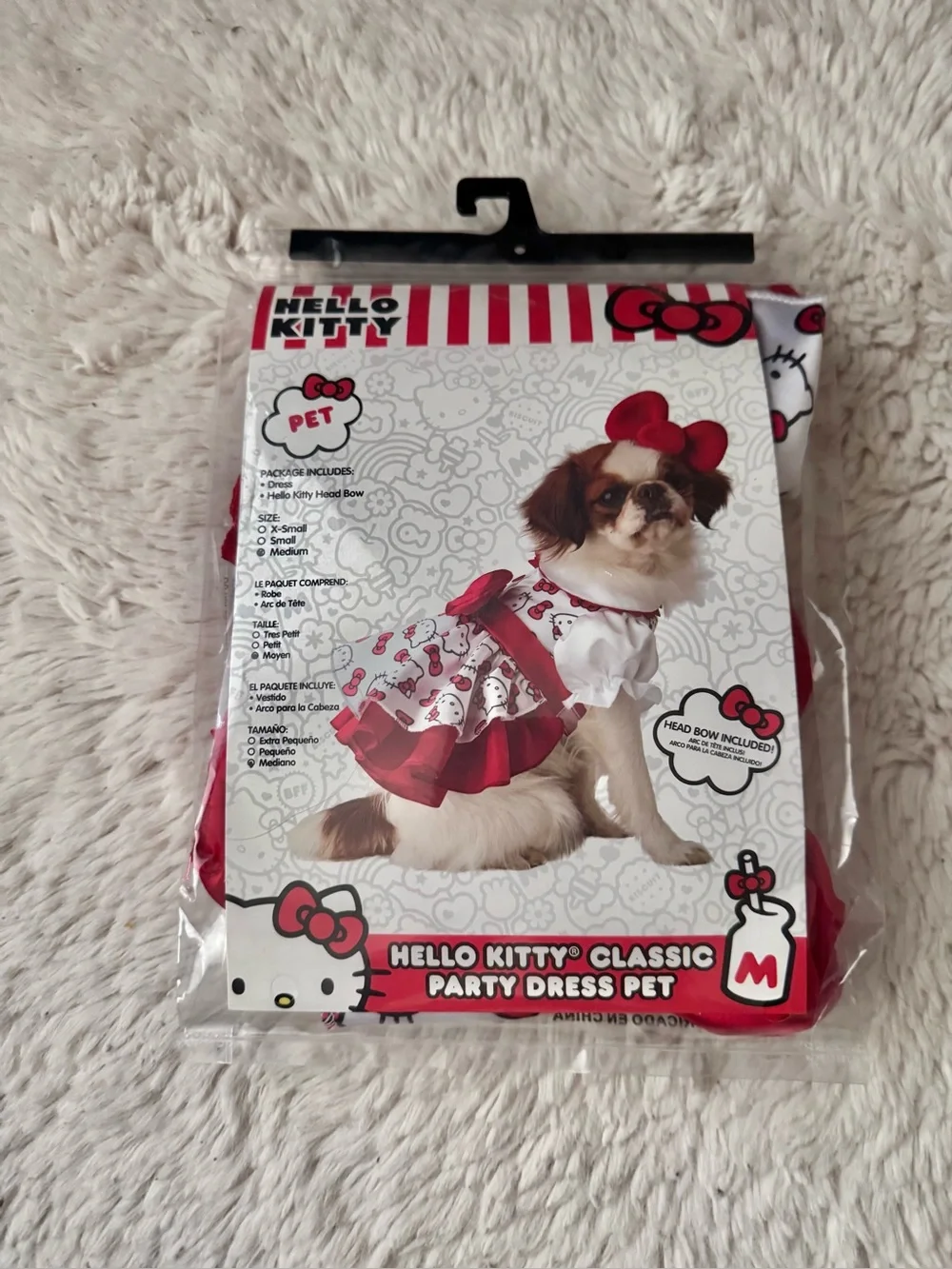 California Costumes Hello Kitty Classic Party Dress Dog Costume Size Medium